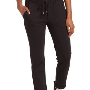 Democracy Women's "Ab"leisure High Rise Mold & Hold Pants in black, size XL.